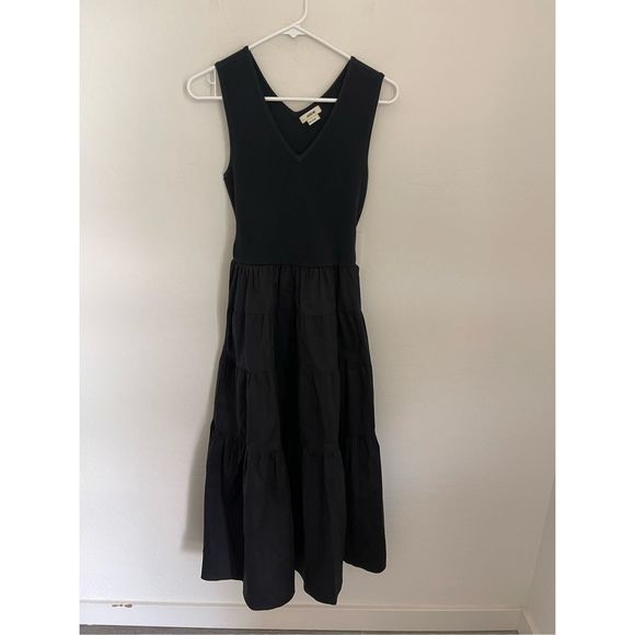 JASON WU Knit Top Tiered Old Money Style Maxi Dress Size Small NWT - Picture 1 of 8